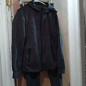 Sweat suit slim fit gray heather